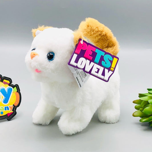 Cute Walking Plush Pet Cat With Sound