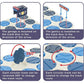 34Pcs DIY Maze Track Police Series