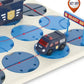 34Pcs DIY Maze Track Police Series