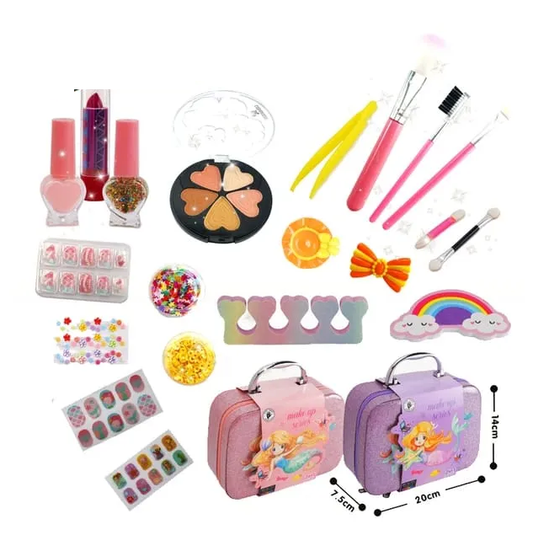 Mermaid 2in1 Realistic Beauty Makeup Bag