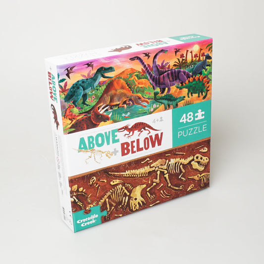 Above and Below: Dinosaurs World Puzzle - Crocodile Creek Floor