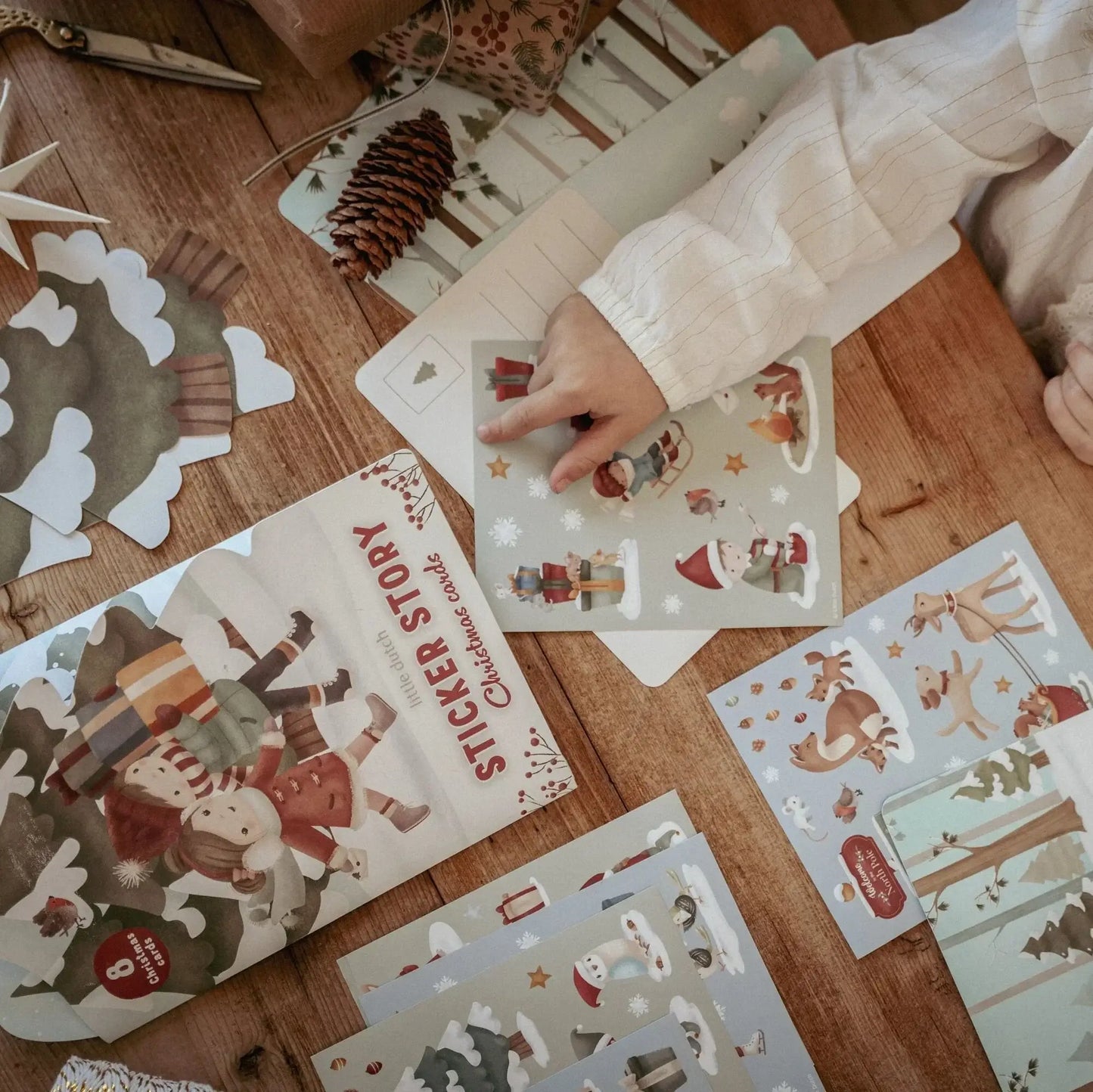 Little Dutch Christmas Sticker Story