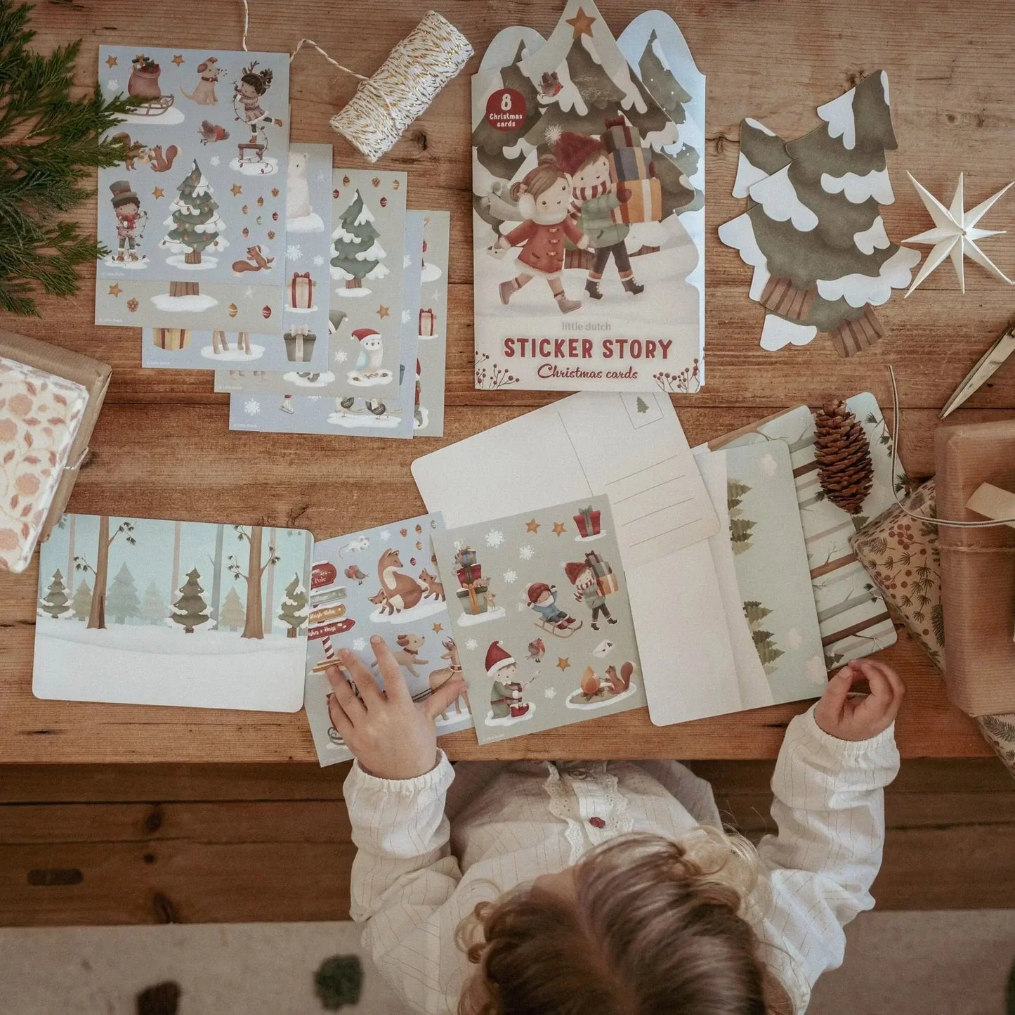 Little Dutch Christmas Sticker Story